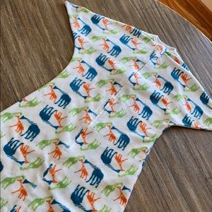 Large fleece zipadee zip